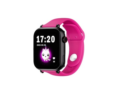 Savefamily Reloj Inteligente Infantil SaveWatch Plus con GPS y Llamada - IP67 - Boton SOS - Carcasa Negra - Correa Silicona Lollipop
