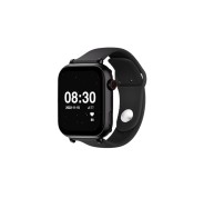 Savefamily Reloj Inteligente Infantil SaveWatch Plus con GPS y Llamada - IP67 - Boton SOS - Carcasa Negra - Correa Silicona Negra