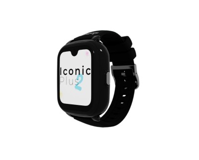 Savefamily Reloj Inteligente Smartwatch Infantil Iconic Plus 2 con GPS y Llamada - IP67 - Bateria 850mAh - IA - Color Negro