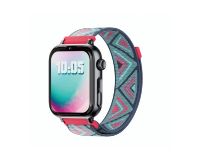 Savefamily Reloj Inteligente Smartwatch Infantil SaveWatch Plus 2 - Pantalla Amoled - Carcasa Negra - Correa Tela Tribeca