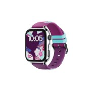 Savefamily Reloj Inteligente Smartwatch Infantil SaveWatch Plus 2 - Pantalla Amoled - Carcasa Plateada - Correa Silicona Maui