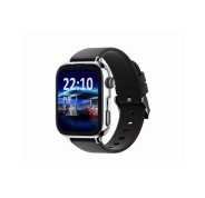 Savefamily Reloj Inteligente Smartwatch Infantil SaveWatch Plus 2 - Pantalla Amoled - Carcasa Plateada - Correa Silicona Negra