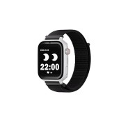 Savefamily Reloj Inteligente Smartwatch Infantil SaveWatch Plus con GPS y Llamada - IP67 - Boton SOS - Carcasa Blanca - Correa Tela Negra