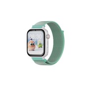 Savefamily Reloj Inteligente Smartwatch Infantil SaveWatch Plus con GPS y Llamada - IP67 - Boton SOS - Carcasa Blanca - Correa Tela Ocean