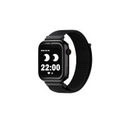 Savefamily Reloj Inteligente Smartwatch Infantil SaveWatch Plus con GPS y Llamada - IP67 - Boton SOS - Carcasa Negra - Correa Tela Negra