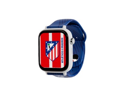 Savefamily Reloj Inteligente Smartwatch Infantil Savewatch Plus Edicion Atletico de Madrid con GPS y Llamada - Correa Silicona Azul