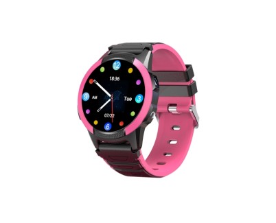 Savefamily Reloj Inteligente Smartwatch Infantil Slim con GPS y Llamada - IPX7 - Camara Lateral - Pantalla IPS 1,28\" - Color Rosa