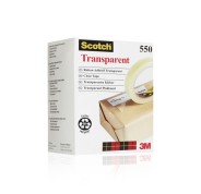Scotch 550 Pack de 8 Cintas Adhesivas 19mm x 66m - Transparente