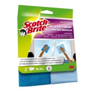 Scotch-Brite Bayeta de Microfibra para Cristales - Color Azul