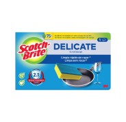 Scotch-Brite Delicate Estropajo de Cocina - No Raya - Color Amarillo
