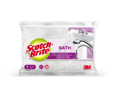 Scotch-Brite Estropajo para Aseo - Color Blanco