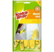 Scotch-Brite Pack de 2 Guantes Multiuso - Talla L - Color Amarillo