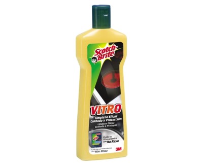 Scotch-Brite Vitro Rejuvenecedor para Placas de Vidrio 250ml - Color Amarillo