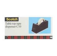 Scotch C10 Dispensador de Cinta Adhesiva - Base Antideslizante - Color Negro