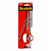 Scotch Comfort Tijeras Ergonomicas 18cm - Acero Inoxidable - Diseño que Reduce la Fatiga - Color Rojo