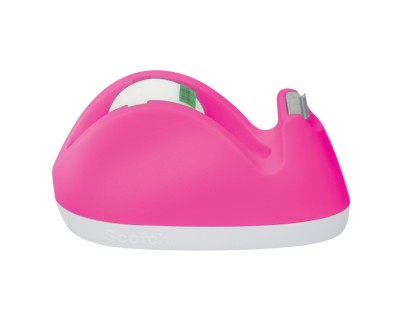 Scotch Dispensador de Cinta Adhesiva - Forma de Conejo - Incluye 1 Rollo de 19mm x 8.89m - Color Rosa
