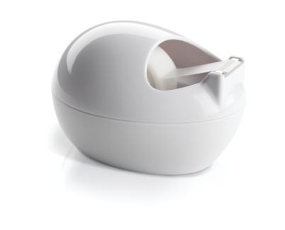 Scotch Dispensador de Cinta Adhesiva - Para Cintas de hasta 19mm x 7.5m - Incluye Cinta Adhesiva Invisible - Estilo Moderno - Color Blanco