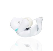 Scotch Magic Dispensador de Cinta Adhesiva - Forma de Gato - Incluye 1 Rollo de 19mm x 8.89m - Color Blanco