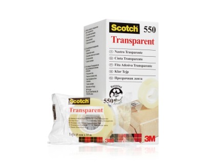 Scotch Pack de 10 Cintas Adhesivas 15mm x 33m - Color Transparente