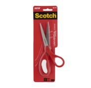 Scotch Tijeras Universales 18cm - Acero Inoxidable - Mango Ergonomico - Color Rojo