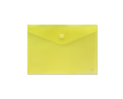 Sobre Portadocumentos A4 - Cierre de Velcro - Fabricado en Polipropileno - Medidas 325x230mm - Amarillo Transparente