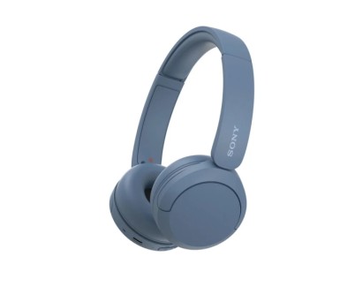 Sony WH-CH520 Auriculares Bluetooth 5.2 con Microfono Integrado - Diadema Ajustable - Conectividad Multipunto - Auriculares Giratorios - Autonomia hasta 50h - Color Azul