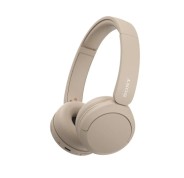 Sony WH-CH520 Auriculares Bluetooth 5.2 con Microfono Integrado - Diadema Ajustable - Conectividad Multipunto - Auriculares Giratorios - Autonomia hasta 50h - Color Beige
