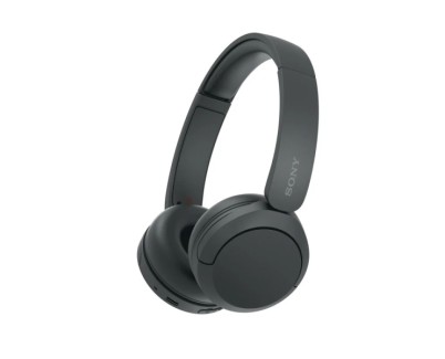 Sony WH-CH520 Auriculares Bluetooth 5.2 con Microfono Integrado - Diadema Ajustable - Conectividad Multipunto - Auriculares Giratorios - Autonomia hasta 50h - Color Negro