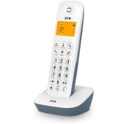 SPC Air Telefono Fijo Inalambrico - Pantalla Retroiluminada 35x22mm - Identificacion de Llamadas - Conexion a Red Telefonica - Modo Mute - 5 Melodias - 2 Colores - Tecnologia Eco - Transferencia de Llamadas - Color Azul
