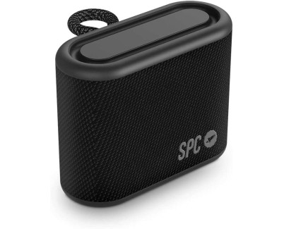 SPC Altavoz Inalambrico de 24 Horas de Autonomia - 145x45x90mm - Diseño Mini y Portatil - 5W de Potencia - Proteccion IPX7 - True Wireless Stereo - Color Negro