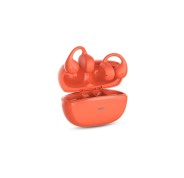 SPC Boost Clip Auriculares Inalambricos True Wireless - Diseño Open Ear - Cancelacion de Ruido - Control Tactil - Google Fast Pair - Color Rojo