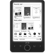 SPC Dickens Light 2 Ebook - Pantalla Retroiluminada 6\" - Almacenamiento sin Limite - Fino y Ligero - Autonomia de un Mes - Funciones Practicas - Color Negro