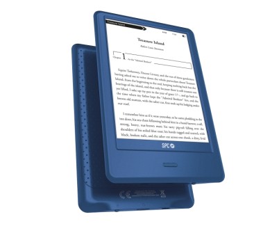 SPC Dickens Light 2 Pro Ebook - Pantalla Retroiluminada 6\" Tactil -  Tinta Electronica - 8GB de Almacenamiento - Fino y Ligero - Autonomia de un Mes - Giro 90º -  Color Azul