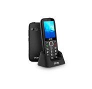 SPC Fortune 2 Max Telefono Movil 4G para Mayores - Pantalla XL 2.4\" - Teclas Grandes - Timbre Extra Alto 104 dB - Smart Help - Boton SOS y Boton ICE - Base de Carga Incluida - Radio FM - Camara - Bateria 7 Dias - Color Negro
