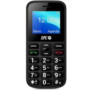 SPC Fortune 2 - Mayor Cobertura 4G - Llamada de Emergencia - Ayuda Inteligente en Remoto - Volumen de Timbre Muy Alto - Menu Sencillo con Iconos Grandes - Color Negro