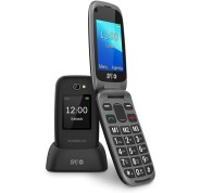 SPC Harmony 4G Telefono Movil para Mayores - Botones Grandes Retroiluminados - Volumen de Timbre de hasta 97.5Db - Compatible con Audifonos - Boton de SOS - Funcion Smart Help - Base de Carga Incluida - Color Negro