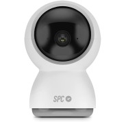 SPC Lares 360 Camara de Vigilancia Wifi - Giro 360º - Full HD 1080P - Seguimiento de Personas - Vision Nocturna - Diseño Discreto - Control desde tu Smartphone - Color Blanco