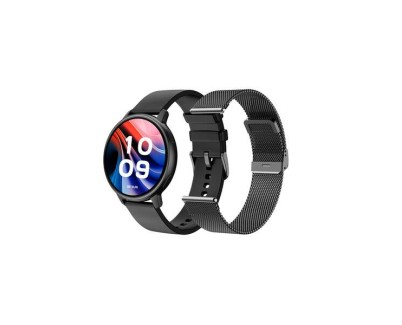 SPC Smartee Duo Classic Reloj Smartwatch Pantalla AMOLED Redonda 1.43\" - Mas de 100 Modos Deportivos - Monitoreo de Salud - Resistencia IP68 - Color Negro