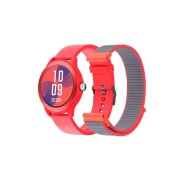 SPC Smartee Duo Vivo Reloj Smartwatch Pantalla Redonda 1.27\" - Mas de 100 Modos Deportivos - Monitoreo de Salud - Resistencia IP68 - Color Rojo