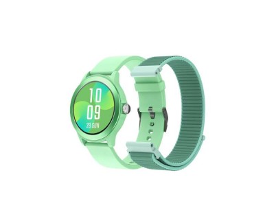 SPC Smartee Duo Vivo Reloj Smartwatch Pantalla Redonda 1.27\" - Mas de 100 Modos Deportivos - Monitoreo de Salud - Resistencia IP68 - Color Verde