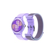 SPC Smartee Duo Vivo Reloj Smartwatch Pantalla Redonda 1.27\" - Mas de 100 Modos Deportivos - Monitoreo de Salud - Resistencia IP68 - Color Violeta