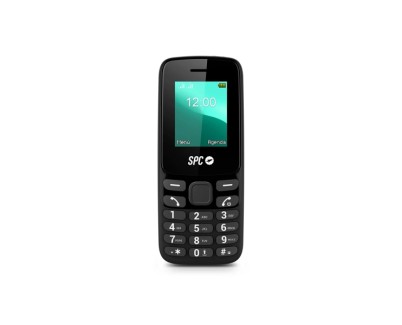 SPC Talk 2 Go Telefono Movil - Cuerpo Compacto y Ligero - Pantalla de 1.77 Pulgadas - Dual Sim - Bateria de 1000Mah - Radio FM - Linterna y Camara de Fotos - Color Negro