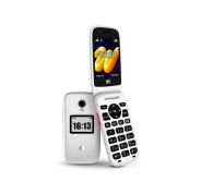 SPC Wild Star Telefono Movil 4G Pantalla 2,8\" - Formato de Tapa - Pantalla Exterior 1.4\" - Compatible con SPC Circles - Color Blanco