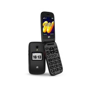 SPC Wild Star Telefono Movil 4G Pantalla 2,8\" - Formato de Tapa - Pantalla Exterior 1.4\" - Compatible con SPC Circles - Color Negro