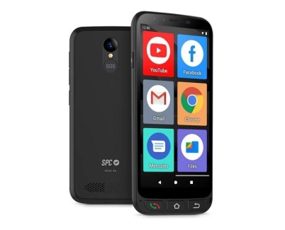 SPC Zeus 4G Pro Smartphone 5.5\" - Especial para Personas Mayores - Boton SOS - Capacidad 64GB - 4GB de RAM - Color Negro