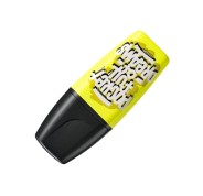 Stabilo Boss Mini by Snooze One Mini Marcador Fluorescente - Trazo entre 2 y 5mm - Tinta con Base de Agua - Antisecado - Color Amarillo