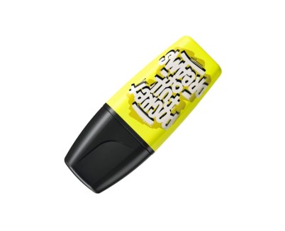 Stabilo Boss Mini by Snooze One Mini Marcador Fluorescente - Trazo entre 2 y 5mm - Tinta con Base de Agua - Antisecado - Color Amarillo