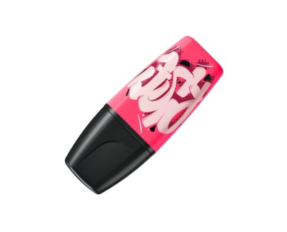 Stabilo Boss Mini by Snooze One Mini Marcador Fluorescente - Trazo entre 2 y 5mm - Tinta con Base de Agua - Antisecado - Color Rosa
