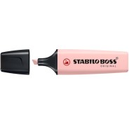Stabilo Boss Naturecolors Wildflower Edition Marcador Fluorescente - Trazo entre 2 y 5mm - Tinta con Base de Agua - Color Colorete