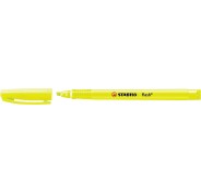 Stabilo Flash Marcador Fluorescente - Tamaño Bolsillo - Trazo de 1 y 3.5mm - Tinta con Base de Agua - Color Amarillo